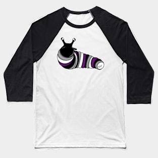 Asexual Pride Fidget Slug Baseball T-Shirt